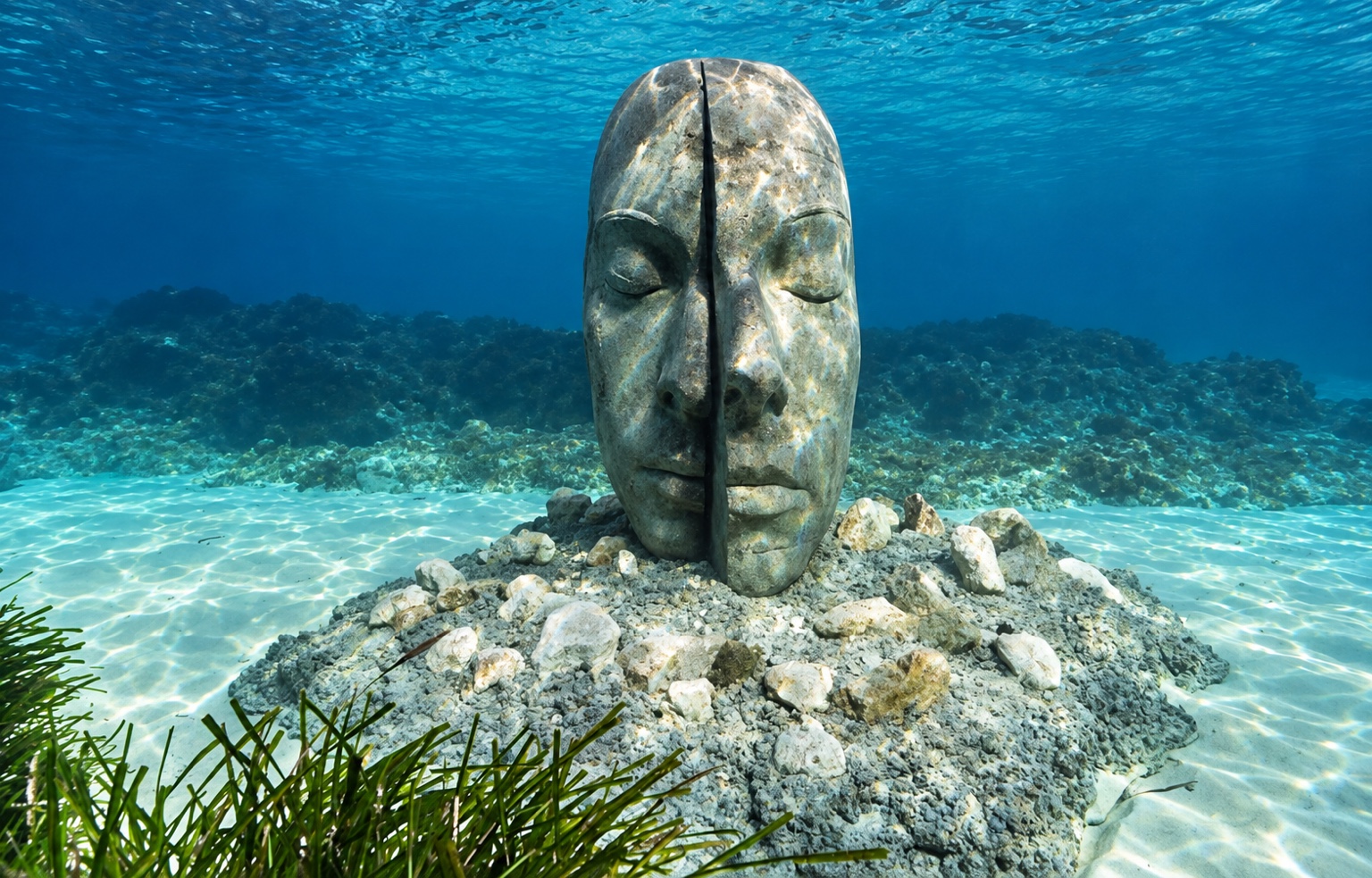 Sculptures immergées de l’écomusée sous-marin près de Sainte-Marguerite